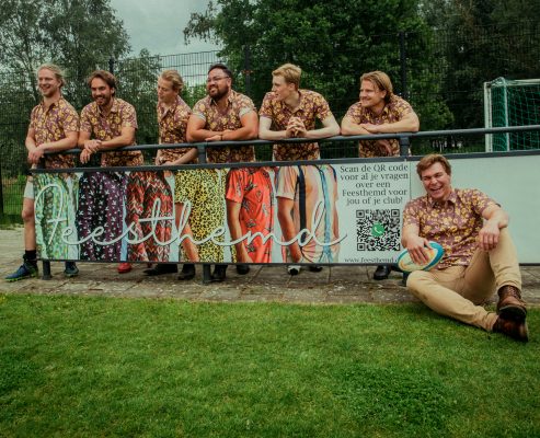 Teamshirts van de Utrechtse Studenten Rugby Society
