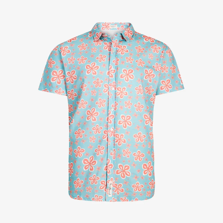 Feestblouse met all-over print