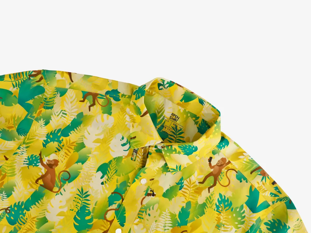 Merchandise: blouse met eigen logo van Apenshot