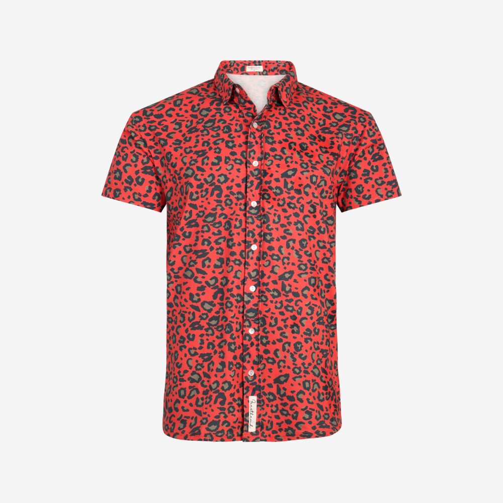 feesthemd rood panter